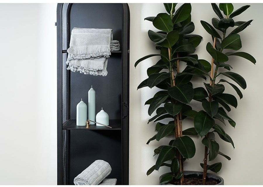 Полотенце для рук waves серого цвета из коллекции essential, 50х90 см (70644)