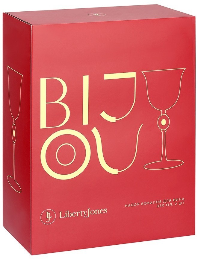 Набор бокалов для вина bijou, 350 мл, 2 шт. (79058)