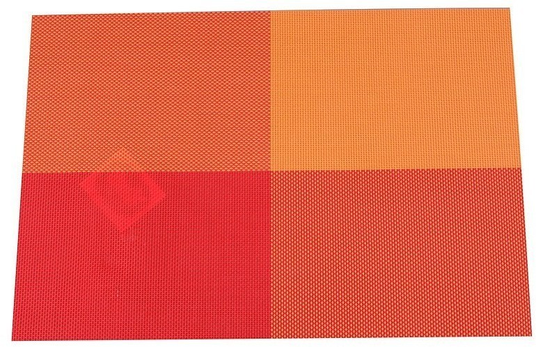 Набор подстановочных салфеток "red queen" 45*30 см из 4 шт цвет: красно-оранжевый Lefard (771-016)