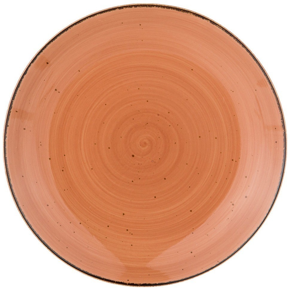 Тарелка обеденная "nature" 26,5см, оранжевая Bronco (263-1029)