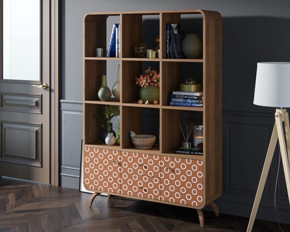 Стеллаж Ellipse принт 3 арт EL13/print_3-ET