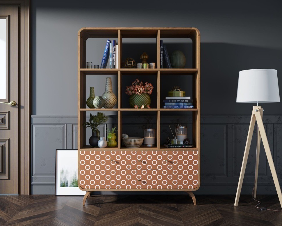 Стеллаж Ellipse принт 3 арт EL13/print_3-ET