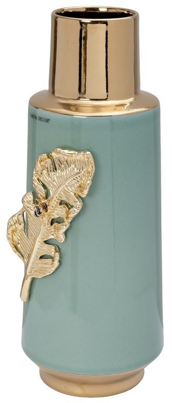 Ваза керамическая с золотым декором15*14*38см (TT-00012013)