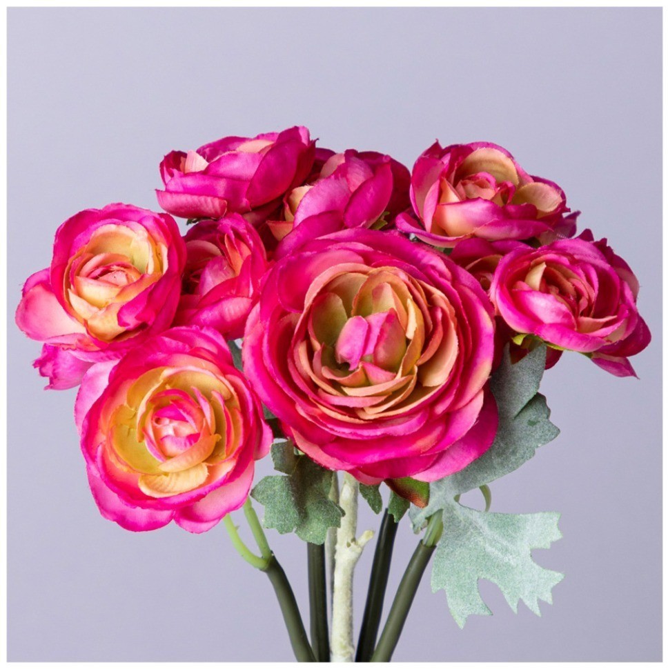 Букет искусственных цветов "рранункулюс" высота= 28см Lefard (287-526)