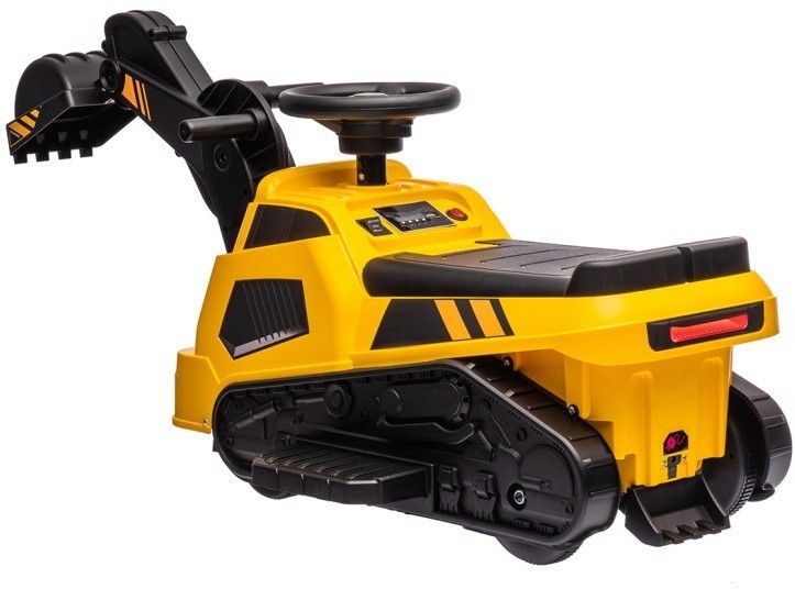 Детский электромобиль каталка 3в1 (экскаватор, каток, погрузчик) (AHL009E-YELLOW)