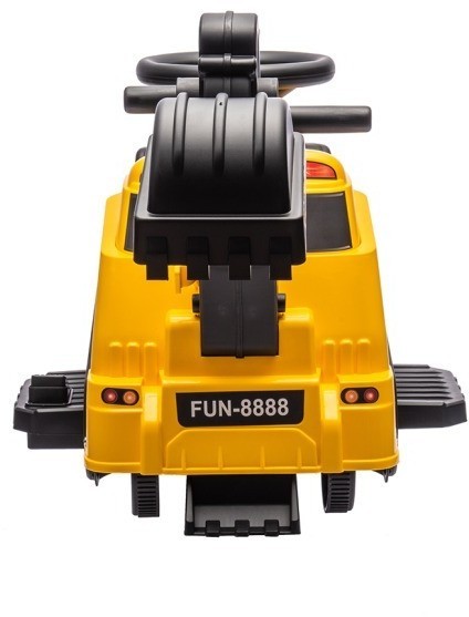 Детский электромобиль каталка 3в1 (экскаватор, каток, погрузчик) (AHL009E-YELLOW)