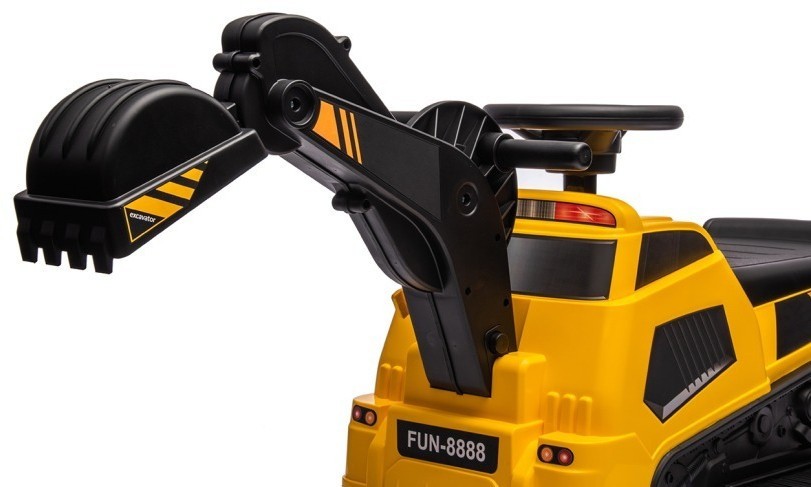 Детский электромобиль каталка 3в1 (экскаватор, каток, погрузчик) (AHL009E-YELLOW)