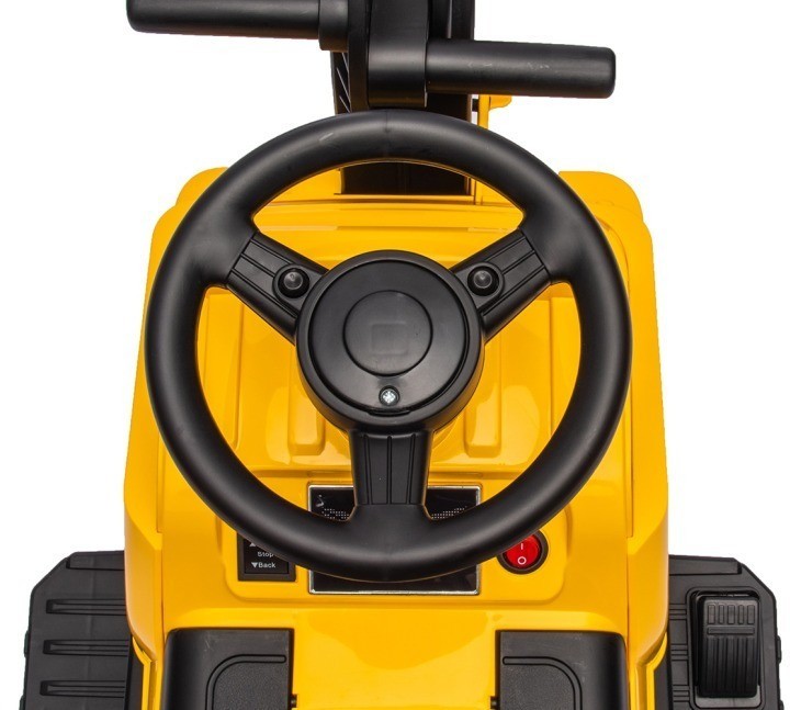 Детский электромобиль каталка 3в1 (экскаватор, каток, погрузчик) (AHL009E-YELLOW)