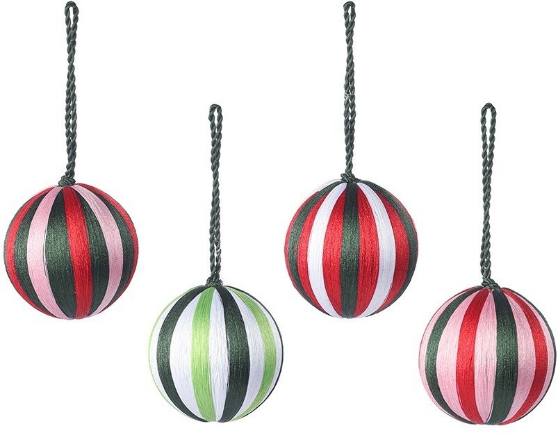 Набор елочных украшений show time из коллекции new year essential, 4 шт. (79414)