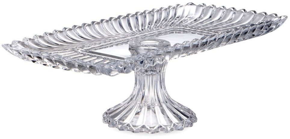 Блюдо сервировочное на ножке "brilliance" прямоугольное, 38*17,5*11,5 см Lefard (691-146)