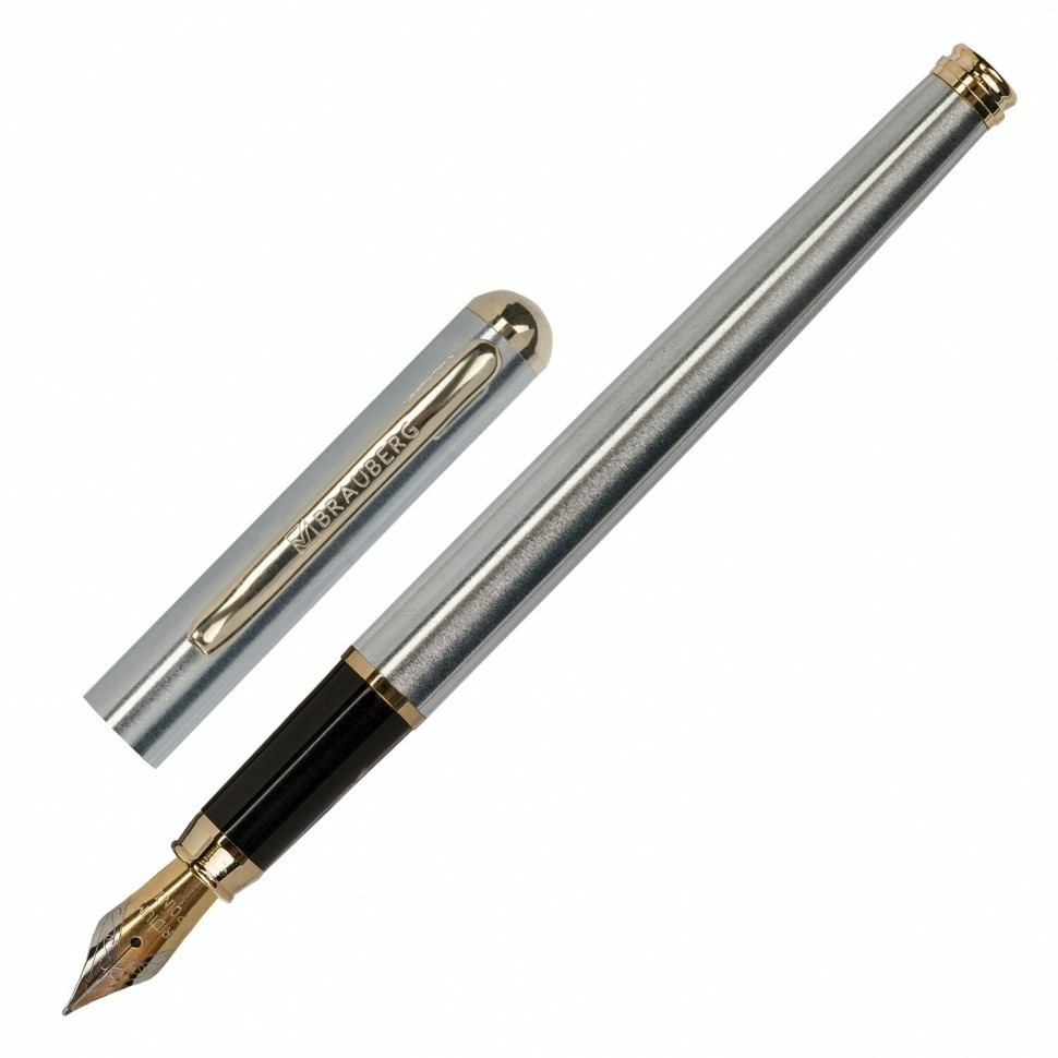 Ручка подарочная перьевая BRAUBERG Maestro СИНЯЯ 143469 (92693)