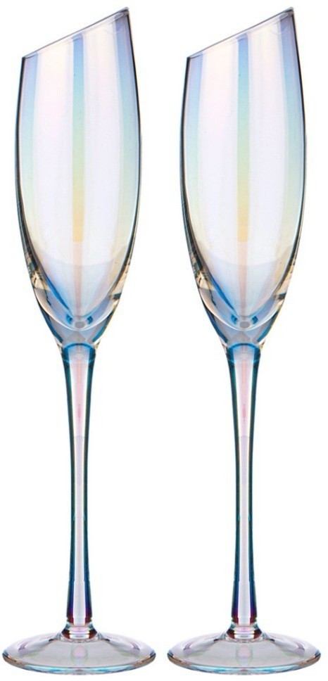 Набор бокалов для шампанского из 2-х штук "daisy rainbow" 180мл Lefard (887-409)