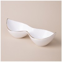 Менажница 2 секции 28х10,5х7,5 см Lefard (763-152)