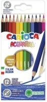 Карандаши цветные акварельные Carioca Acquarell 12 цветов 42857 цена за 2 шт (66512)