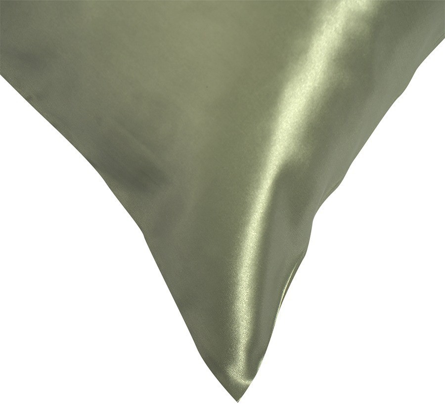 Наволочка из натурального шелка мятного цвета из коллекции essential, 50х70 см (76096)