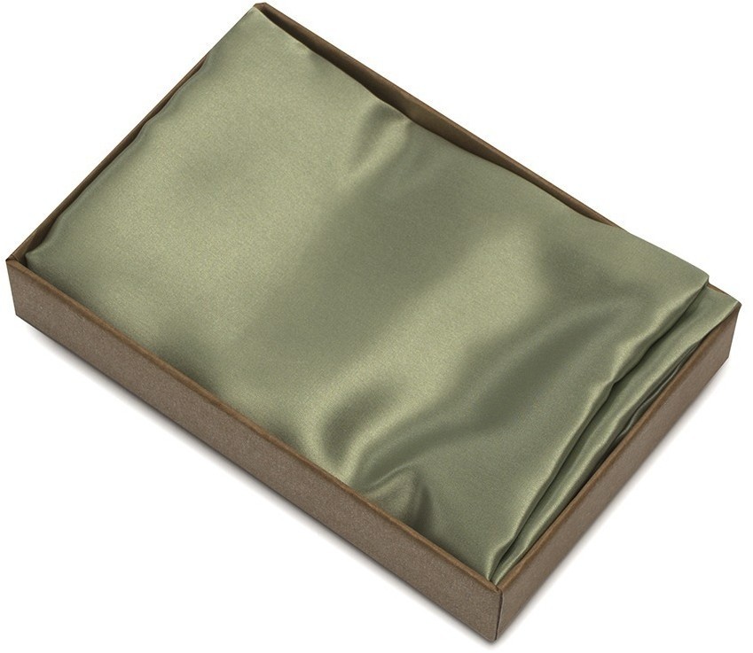 Наволочка из натурального шелка мятного цвета из коллекции essential, 50х70 см (76096)