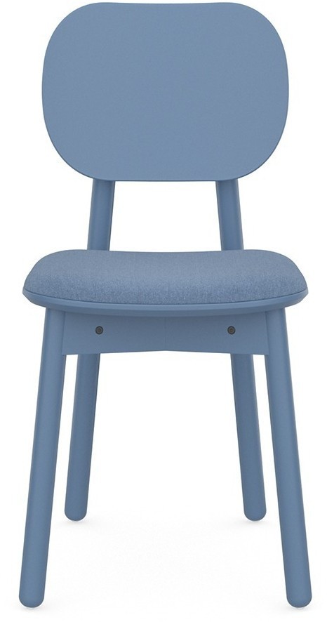 Стул saga, рогожка, синий (76407)