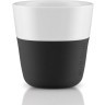 Набор чашек для эспрессо, 80 мл, черный, 2 шт. (51034)