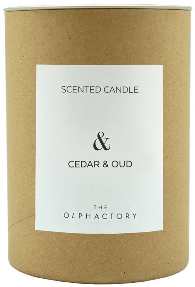 Свеча ароматическая the olphactory, &, cedar & oud, 40 ч (75481)
