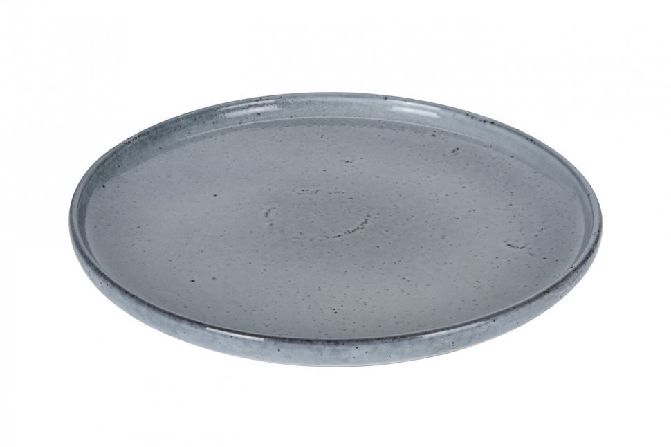 Тарелка десертная керамическая 22 см серая (TT-00008301)