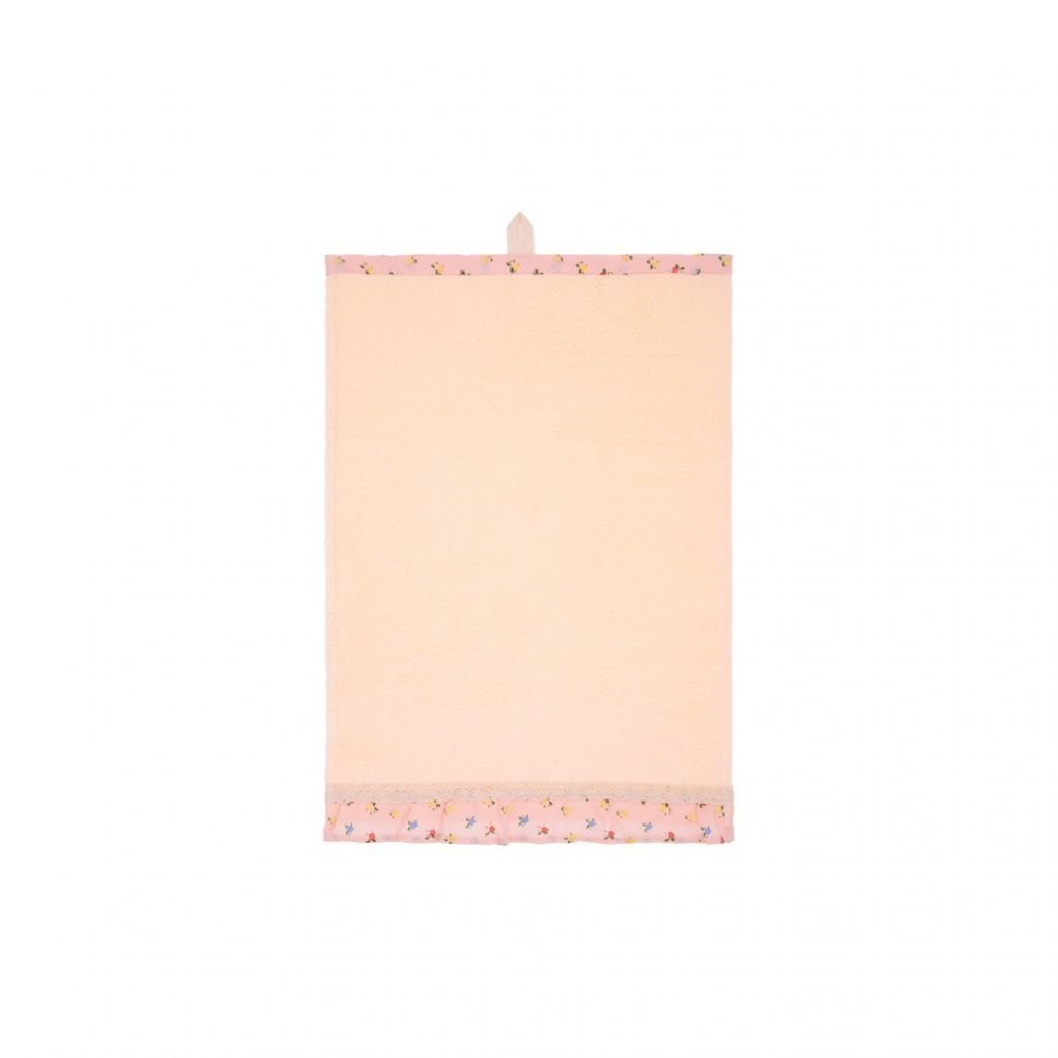 Полотенце махровое в корзинке, "шебби шик",30х50см,х/б 100% ,розовый. SANTALINO (850-841-16)