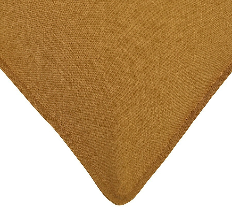 Набор наволочек изо льна и хлопка цвета карри из коллекции essential, 70х70 см (77147)