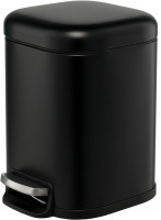 Ведро мусорное с педалью, графит, 6 л (78736)