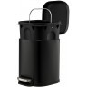 Ведро мусорное с педалью, графит, 6 л (78736)
