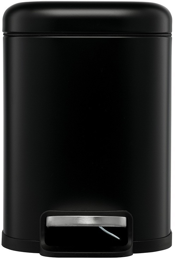 Ведро мусорное с педалью, графит, 6 л (78736)