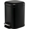 Ведро мусорное с педалью, графит, 6 л (78736)