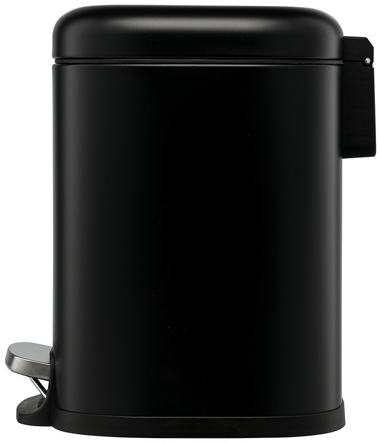 Ведро мусорное с педалью, графит, 6 л (78736)