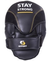 Лапа E603-2 изогнутая, кожзам, черный (440170)