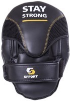 Лапа E603-2 изогнутая, кожзам, черный (440170)