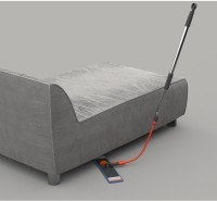 Ручка для швабры телескопическая 160 см с гибкой штангой 40 см (70165)