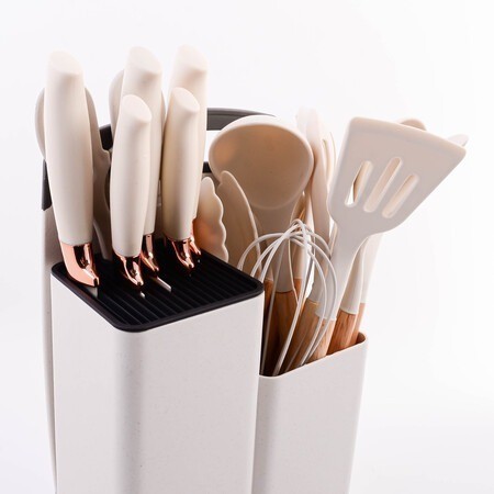 Набор кухонных принадлежностей на подставке (24-03-TM)