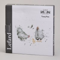 Тарелка закусочная lefard &quot;funny hens&quot; 21*2,5 см (358-2298)