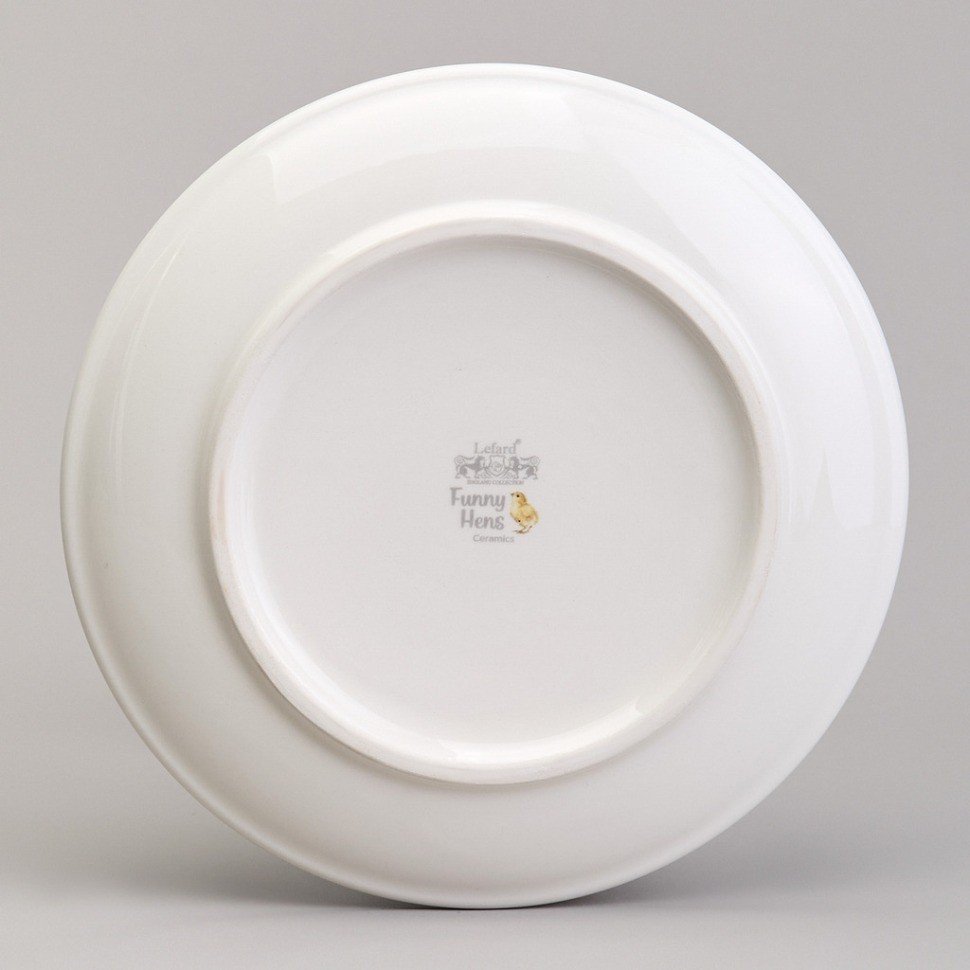 Тарелка закусочная lefard "funny hens" 21*2,5 см (358-2298)