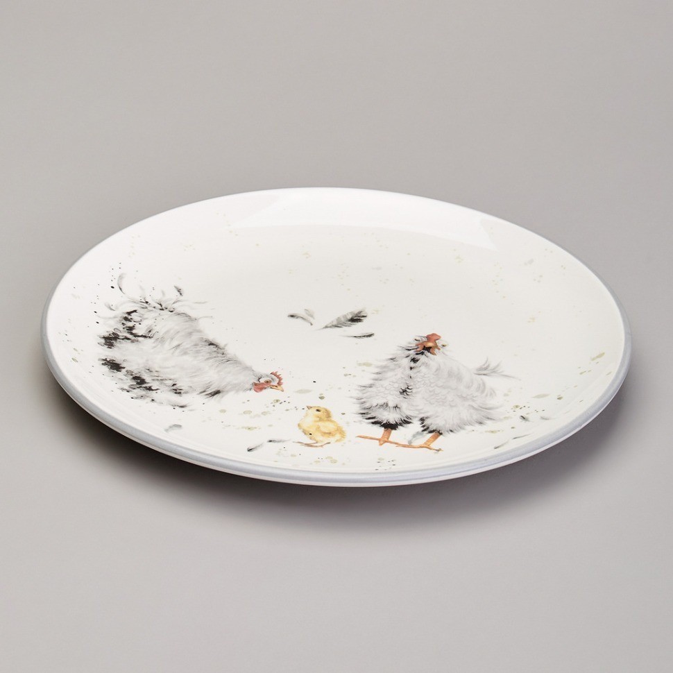 Тарелка закусочная lefard "funny hens" 21*2,5 см (358-2298)