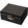 Шкатулка коллекция "granite" цвет:чёрный 19*16*8 см Lefard (453-165)