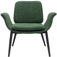 Лаунж-кресло hilde, букле, темно-зеленое (76873)