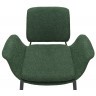 Лаунж-кресло hilde, букле, темно-зеленое (76873)