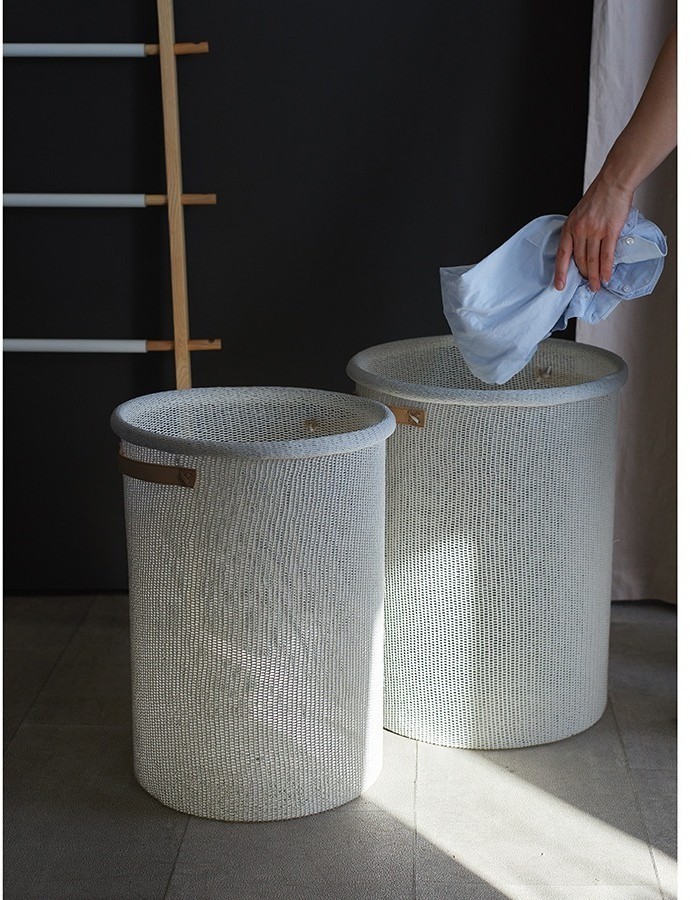 Корзина для хранения sustainable collection, D37х52 см, молочная (78510)