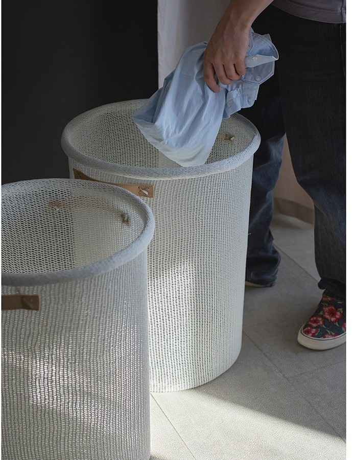 Корзина для хранения sustainable collection, D37х52 см, молочная (78510)