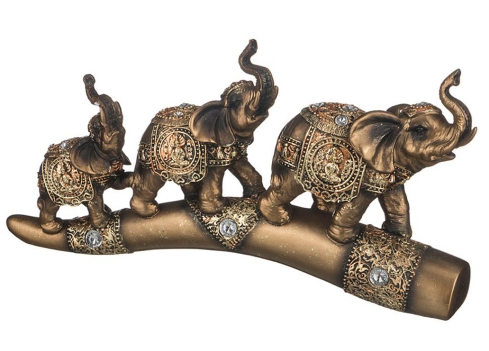 Фигурка "три слона" 32*6,5*16 см. серия "махараджи" Lefard (146-514)