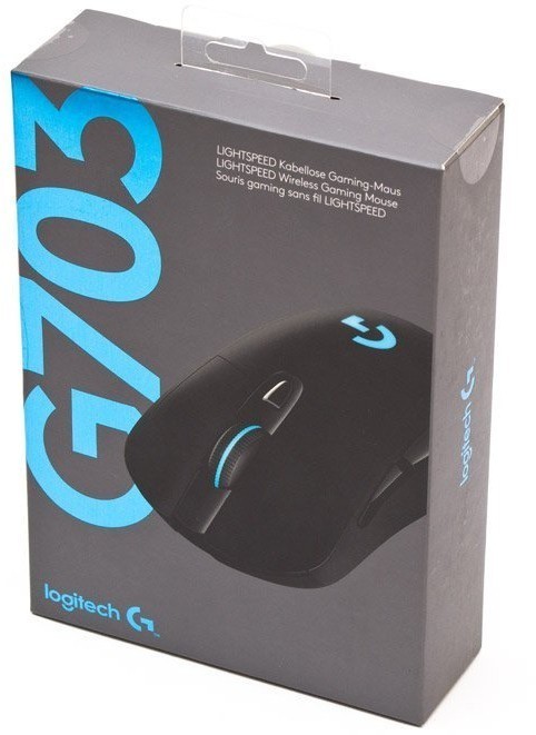 Беспроводная мышь Logitech G703 HERO RGB LIGHTSPEED Black (910-005644)