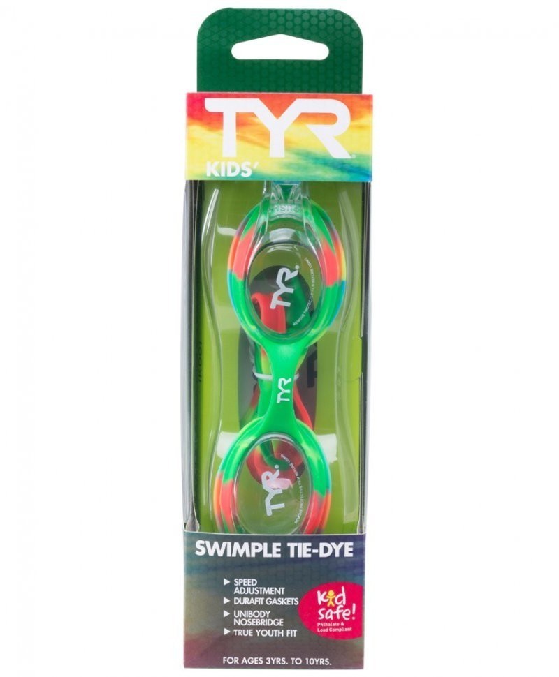 Очки Kids Swimple Tie Dye LGSWTD/307, зеленый (746414)