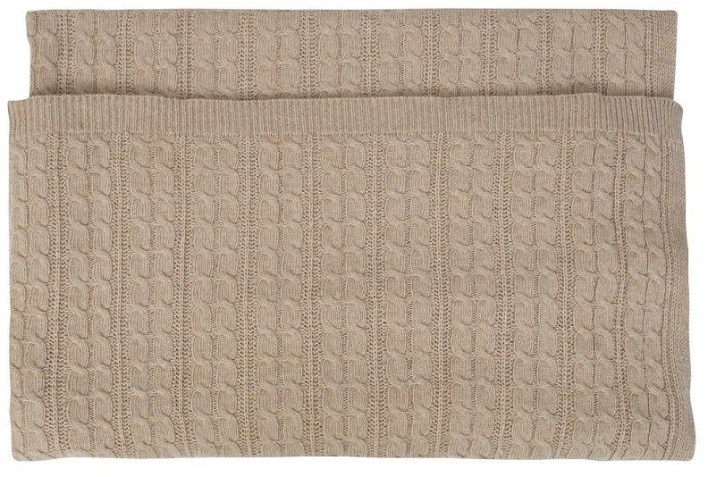 Плед бежевый 130*170 (00003084)