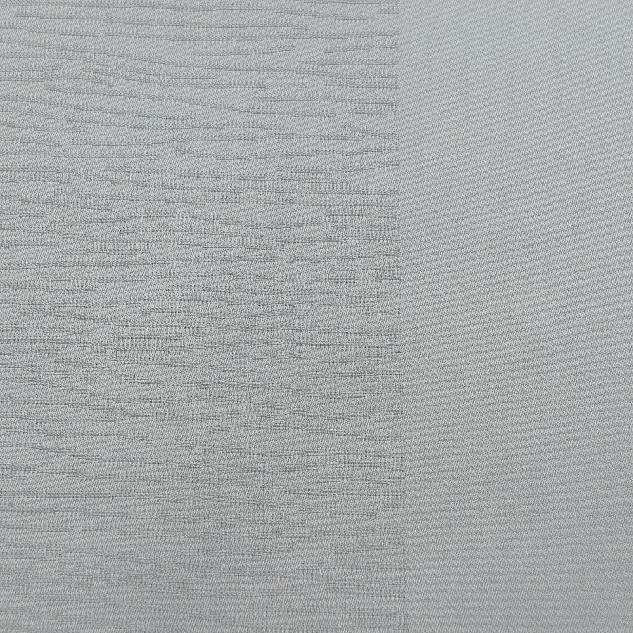 Скатерть жаккардовая серого цвета из хлопка с вышивкой из коллекции essential, 180х260 см (72188)
