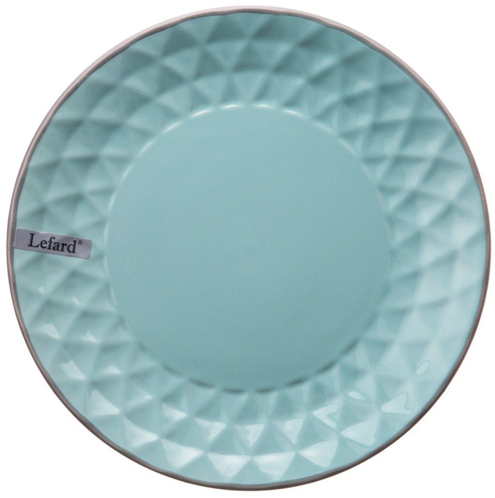 Тарелка подстановочная 24 см коллекция "мираж" цвет:голубое небо Lefard (191-123)