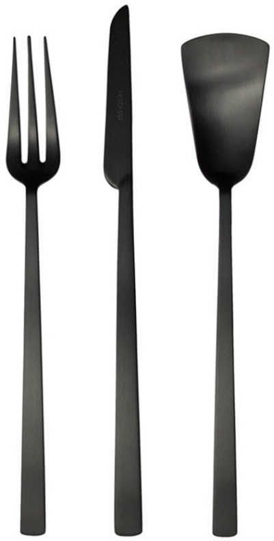 Ложка столовая 124200313170200001, нержавеющая сталь 18/10, CBT+PVD, Black, HERDMAR